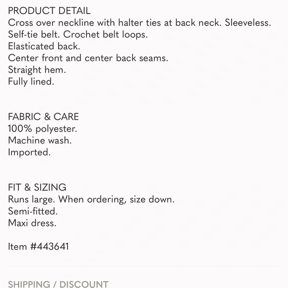 NWT Banana Republic Halter Dress - Picture 9 of 9